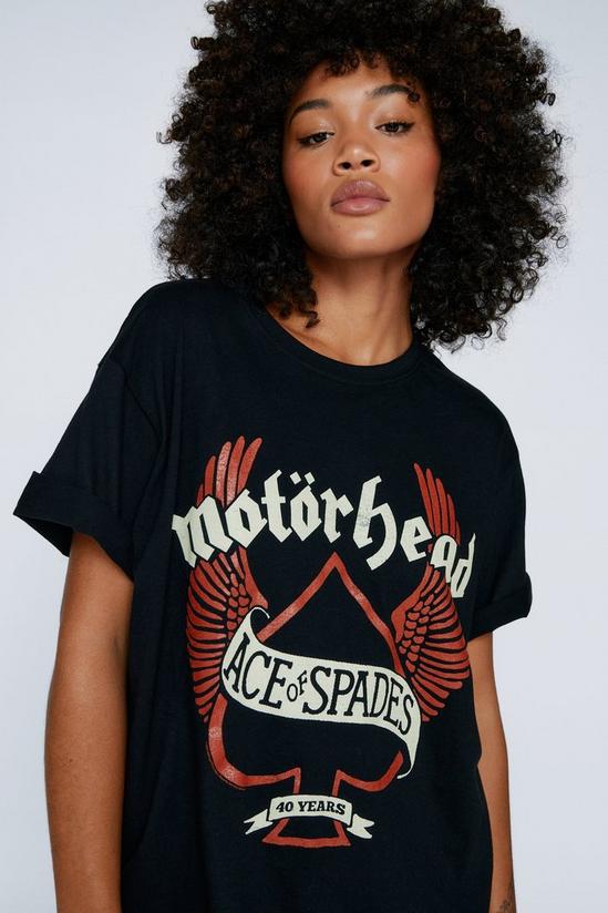 NastyGal Motorhead Oversized Graphic T-shirt 2