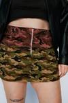 NastyGal Plus Size Ombre Camo Mini Skirt thumbnail 3