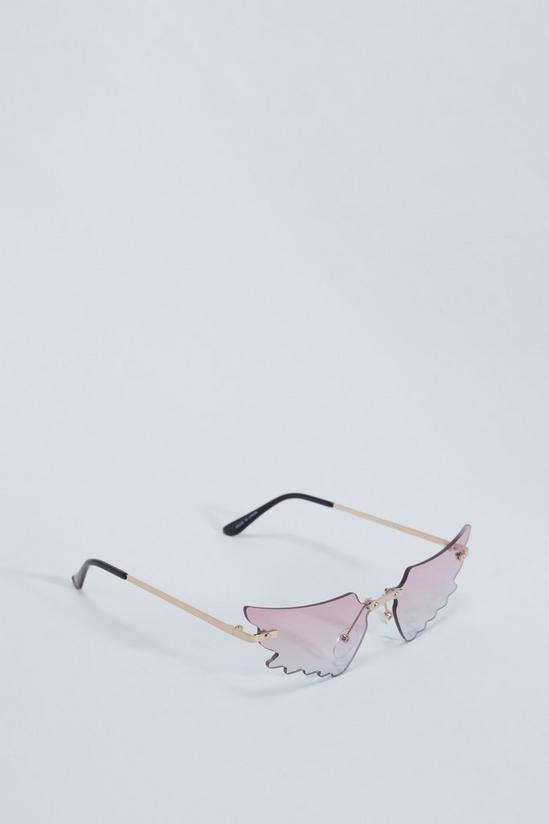 NastyGal Ombre Wing Shape Sunglasses 4