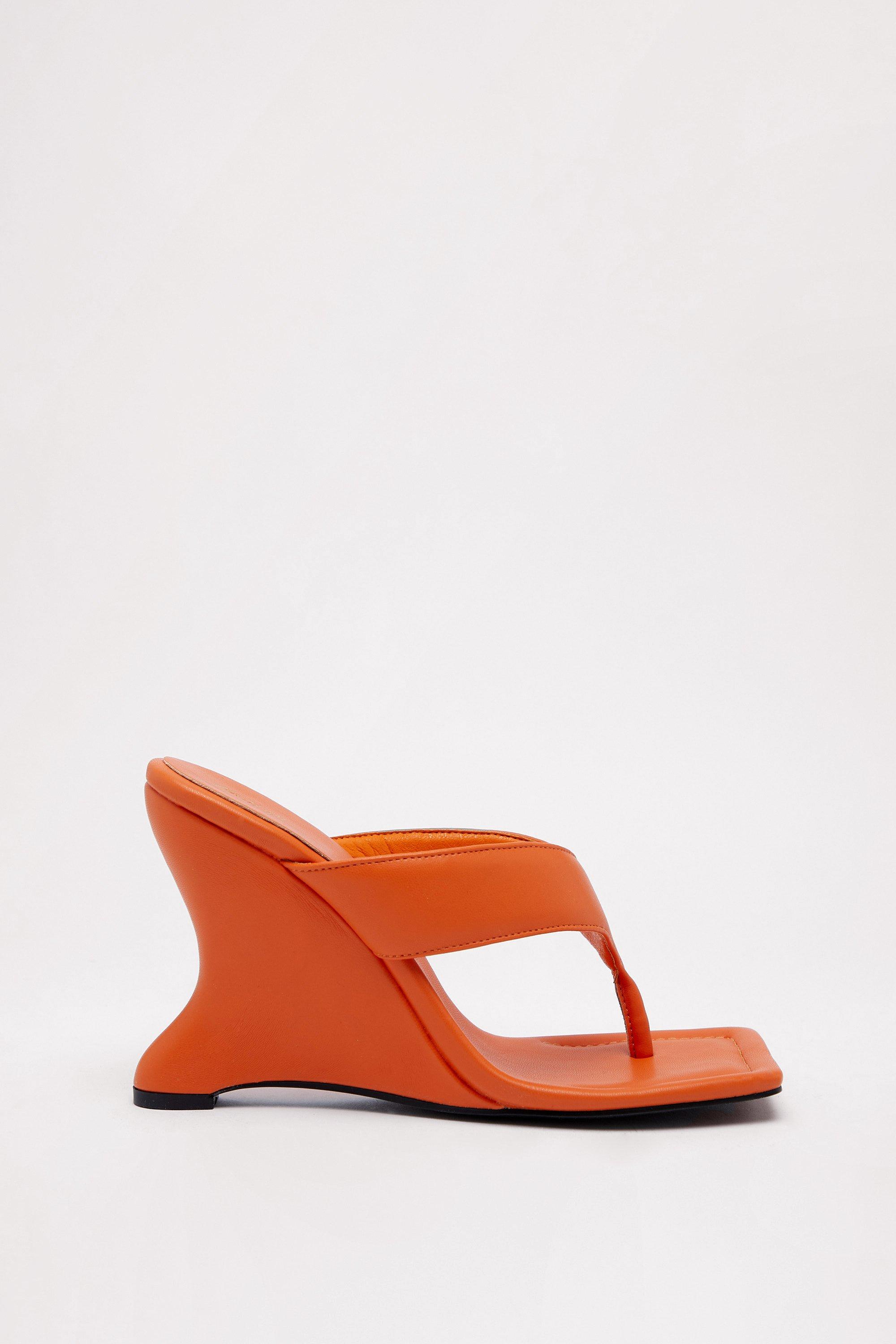 Wedge 2024 sandals boohoo