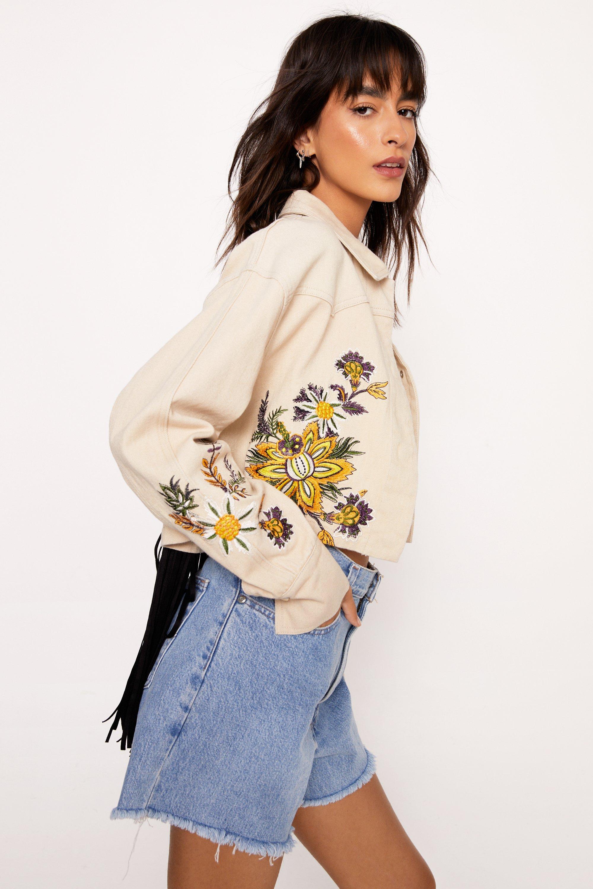 Boohoo hotsell fringe jacket