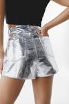 NastyGal Crackle Faux Leather Shorts thumbnail 4