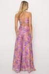 NastyGal Metallic Floral Strappy Back Jumpsuit thumbnail 4