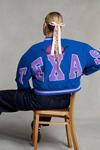 NastyGal Texas Back Knit Varsity Jacket thumbnail 3