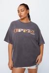 NastyGal Plus Size Spice Girls Oversized Graphic Band T-shirt thumbnail 3