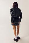 NastyGal Cropped Faux Leather Jacket thumbnail 4