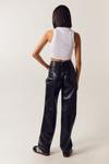 NastyGal Faux Leather Straight Leg Trousers thumbnail 4