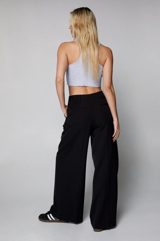 NastyGal Tailored Double Pleat Wide Leg Trousers 4