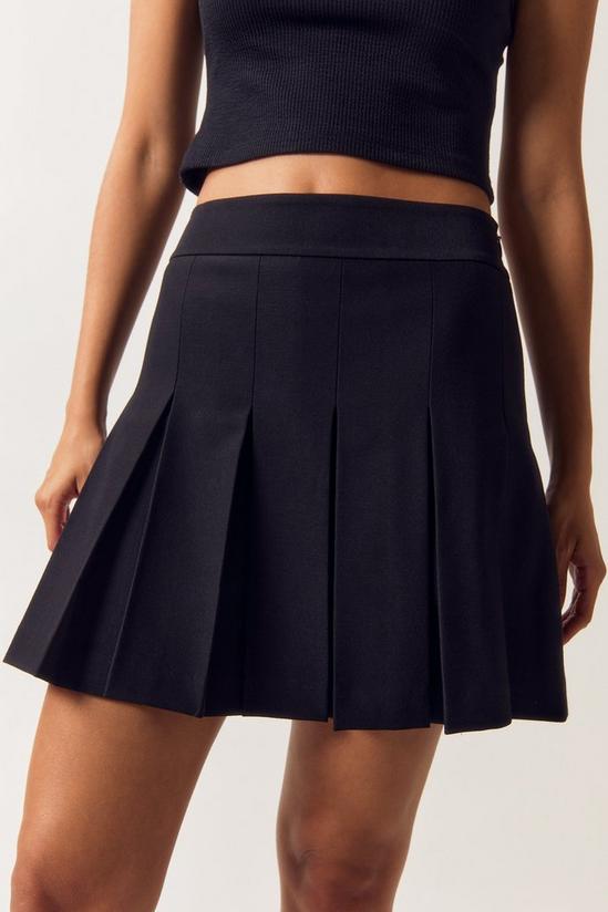 NastyGal Petite Tailored Pleated Mini Skirt 2