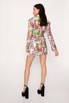 NastyGal Premium Multicolor Sequin Cut Out Blazer Dress thumbnail 4