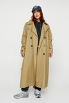 NastyGal Plus Size Essentials Trench Coat thumbnail 1