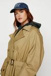 NastyGal Plus Size Essentials Trench Coat thumbnail 2
