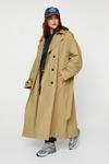 NastyGal Plus Size Essentials Trench Coat thumbnail 3