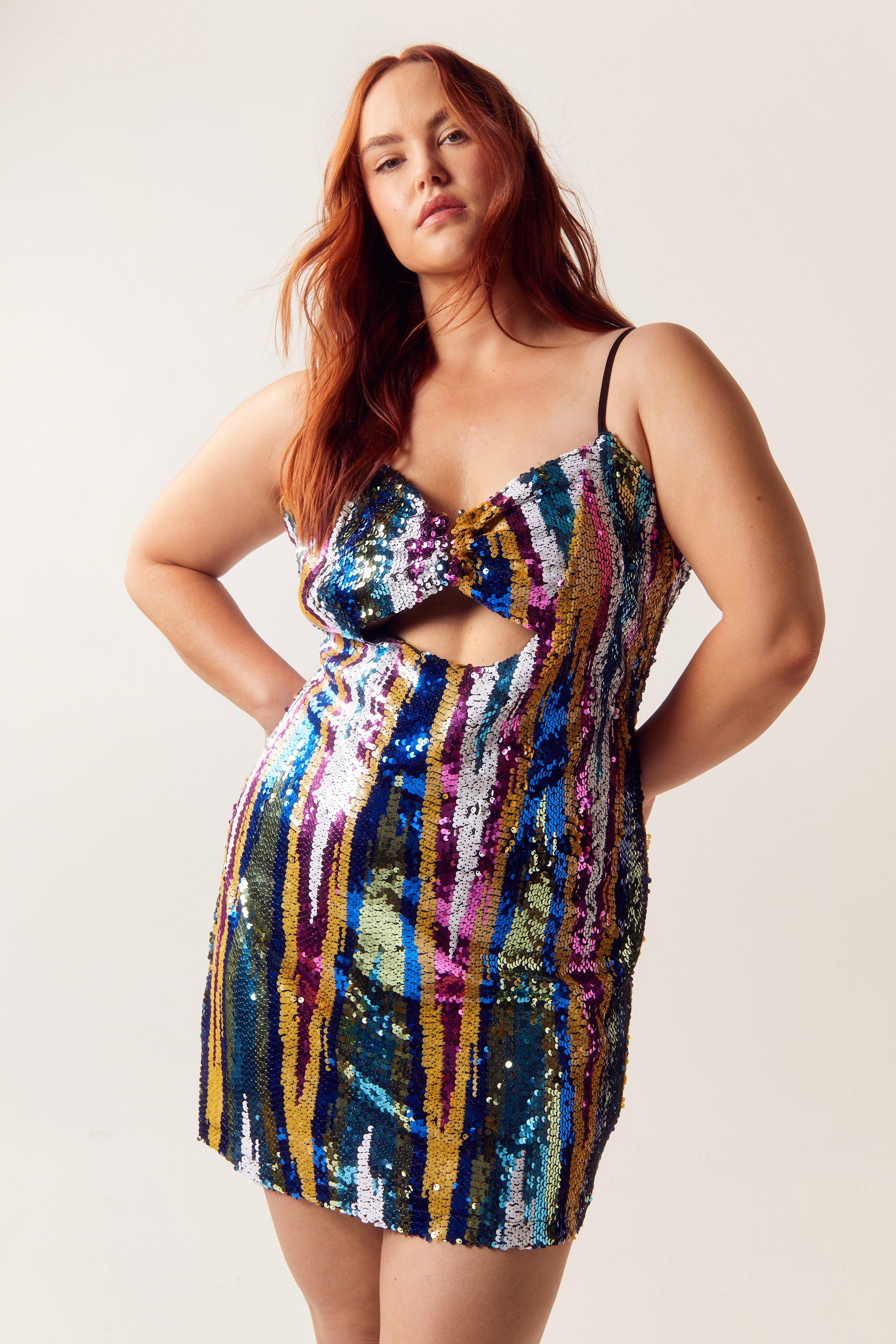 Forever 21 plus sequin hot sale dress