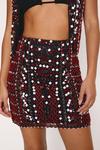 NastyGal Multi Beaded Embellished Mini Skirt thumbnail 3