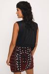NastyGal Multi Beaded Embellished Mini Skirt thumbnail 4