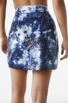 NastyGal Premium Sequin Tie Dye Mini Skirt thumbnail 4