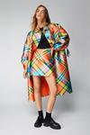 NastyGal Premium Satin Twill Tailored Mini Skirt thumbnail 3