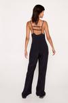NastyGal Strappy Back Detail Relaxed Jumpsuit thumbnail 4