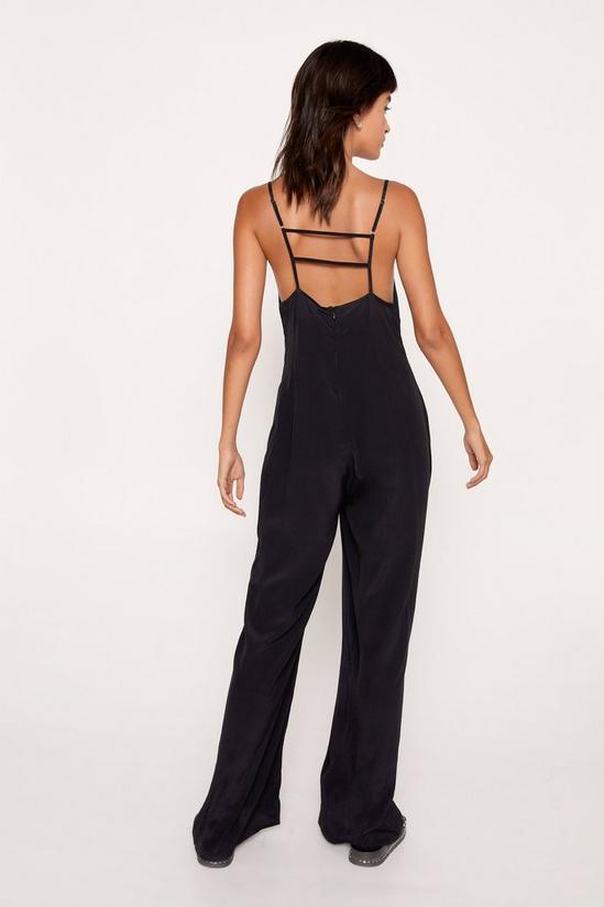 NastyGal Strappy Back Detail Relaxed Jumpsuit 4