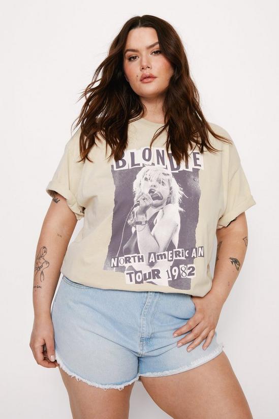 NastyGal Plus Size Blondie Oversized Graphic T-shirt 1