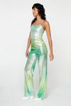 NastyGal Petite Ombre Sequin Strappy Jumpsuit thumbnail 3