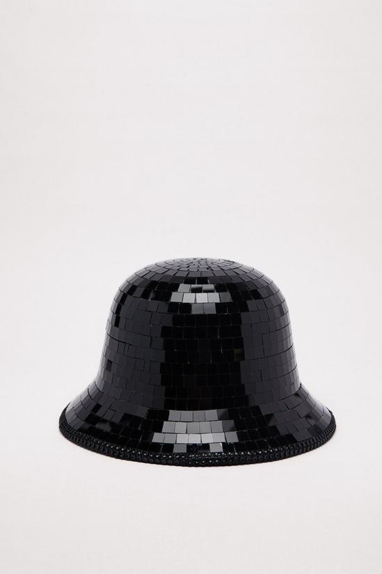 NastyGal Mirror Embellished Bucket Hat 3