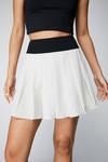 NastyGal Tailored Colorblock Pleated Mini Skirt thumbnail 3
