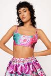 NastyGal Floral Print Structured Cami Top thumbnail 1