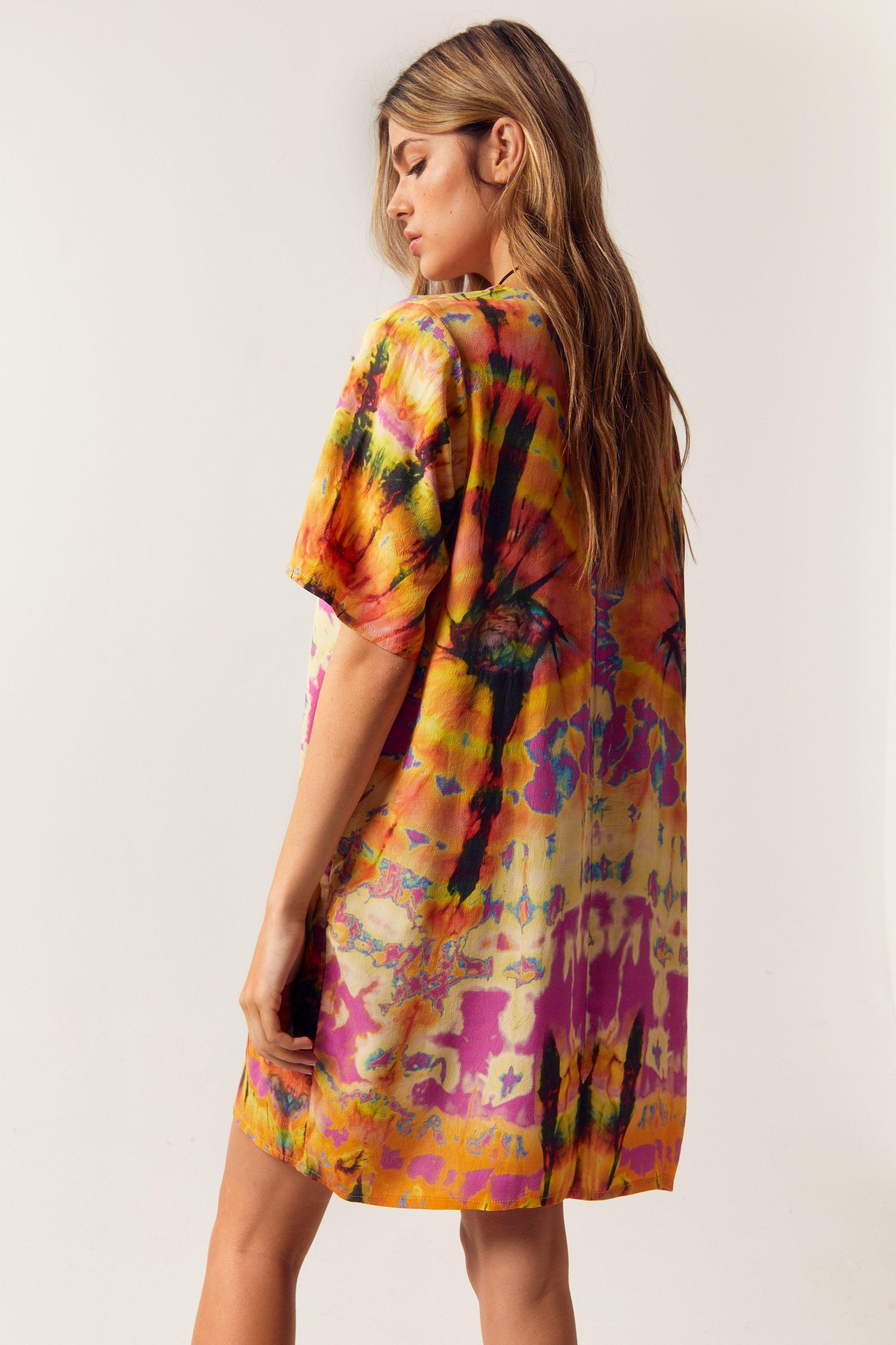 Tie dye t shirt cheap dress uk