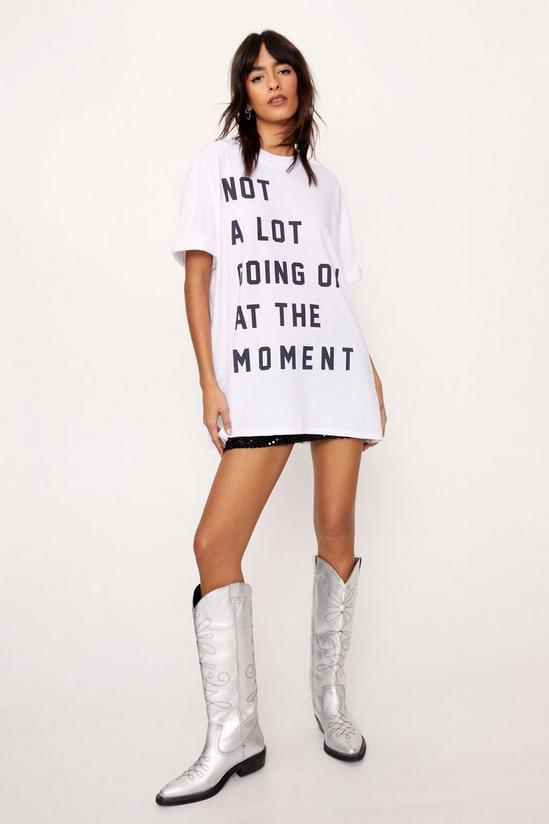 NastyGal Not A Lot Going On Graphic T-shirt 1