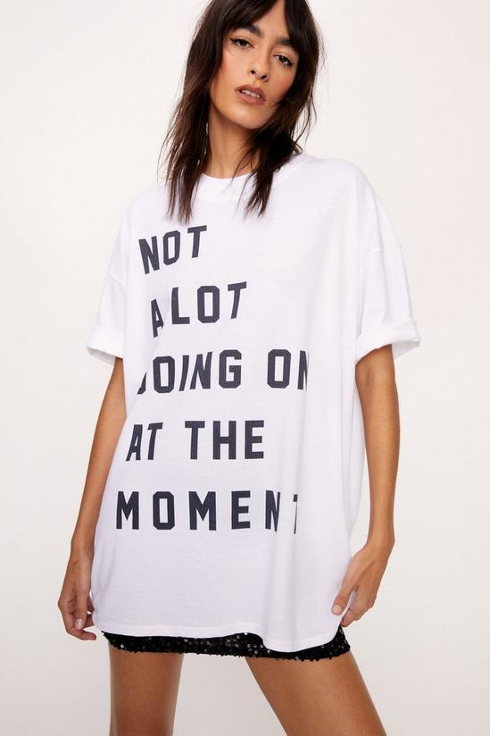 NastyGal Not A Lot Going On Graphic T-shirt 2