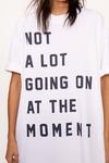 NastyGal Not A Lot Going On Graphic T-shirt thumbnail 3
