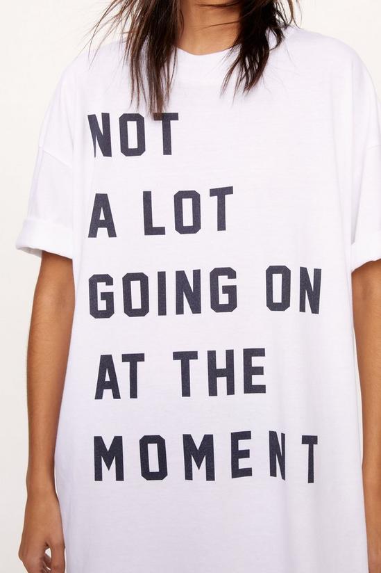 NastyGal Not A Lot Going On Graphic T-shirt 3