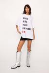 NastyGal Who Are You Anyway Graphic T-shirt thumbnail 2