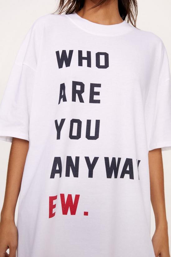 NastyGal Who Are You Anyway Graphic T-shirt 3