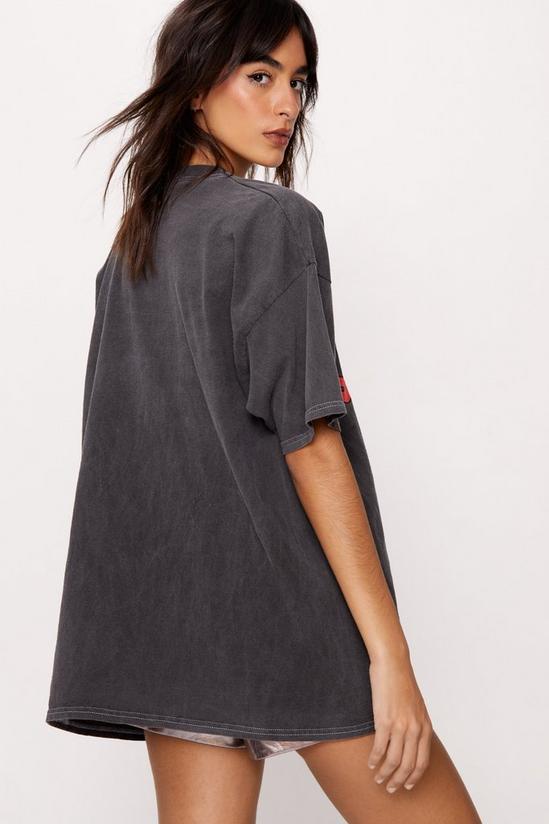 NastyGal Lover Graphic Washed Oversized T-shirt 4