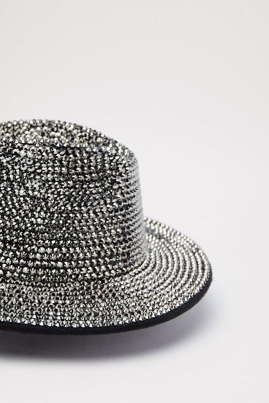NastyGal Diamante Embellished Cowboy Hat 4