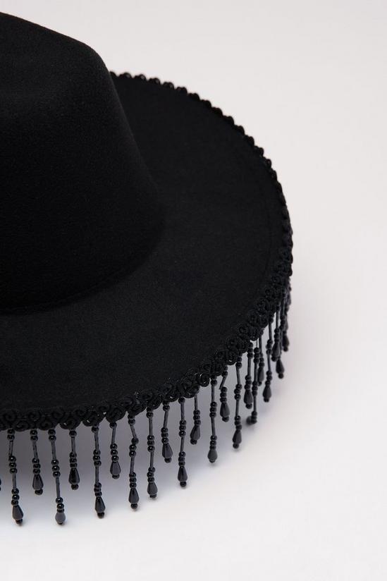 NastyGal Embellished Drop Bead Cowboy Hat 4