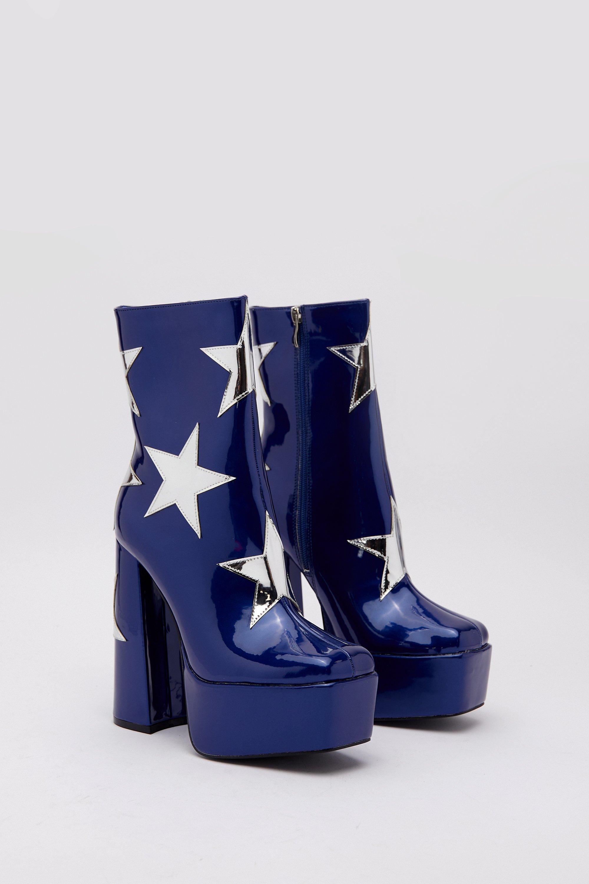 Blue best sale star boots