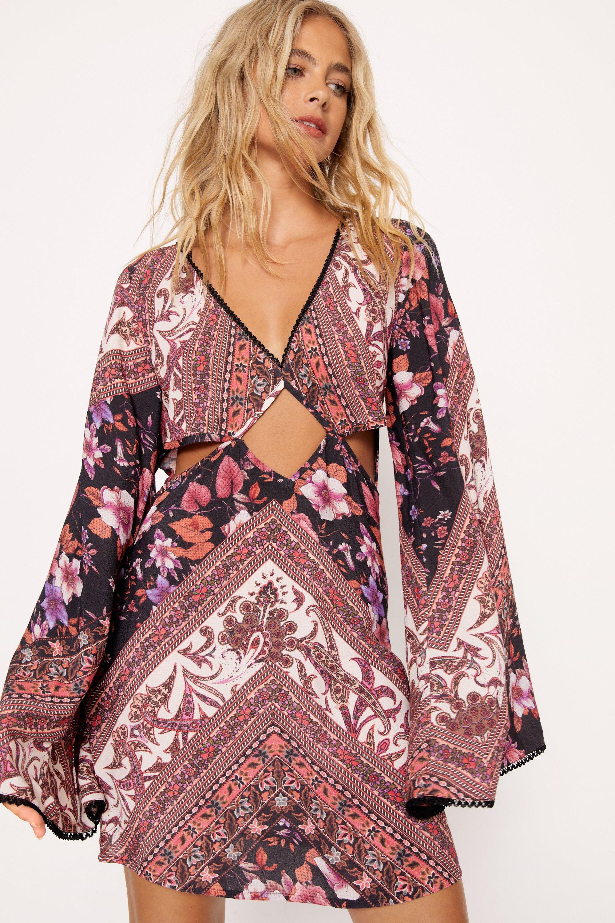 Boohoo boho outlet dress