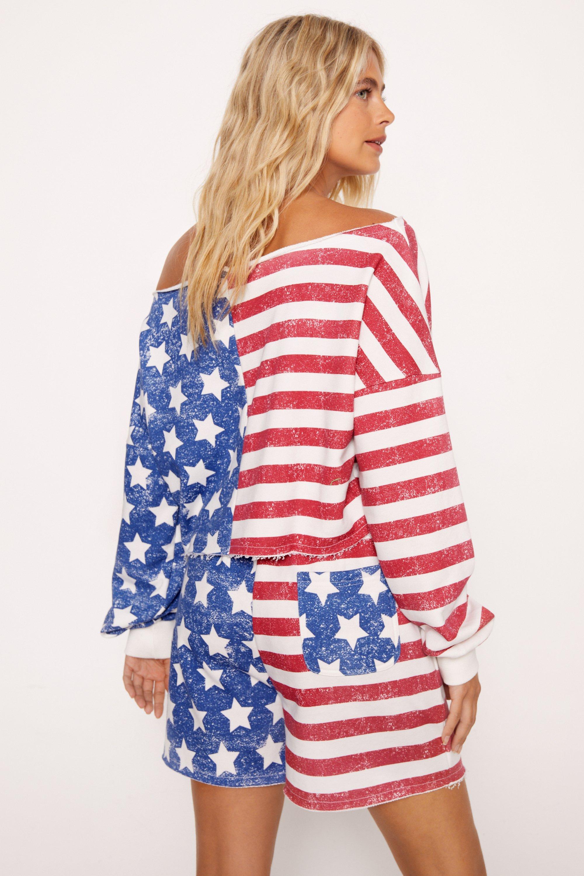 Stars and hotsell stripes sweatshirt