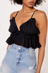 NastyGal Ruffle Crinkle Strappy Cami Top thumbnail 3