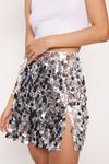 NastyGal Sequin Split Mini Skirt thumbnail 4