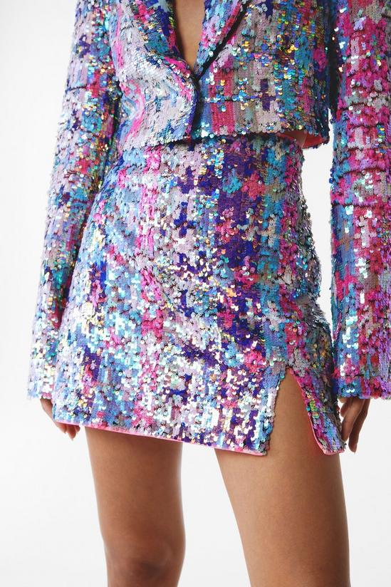 NastyGal Premium Sequin Mini Skirt 1