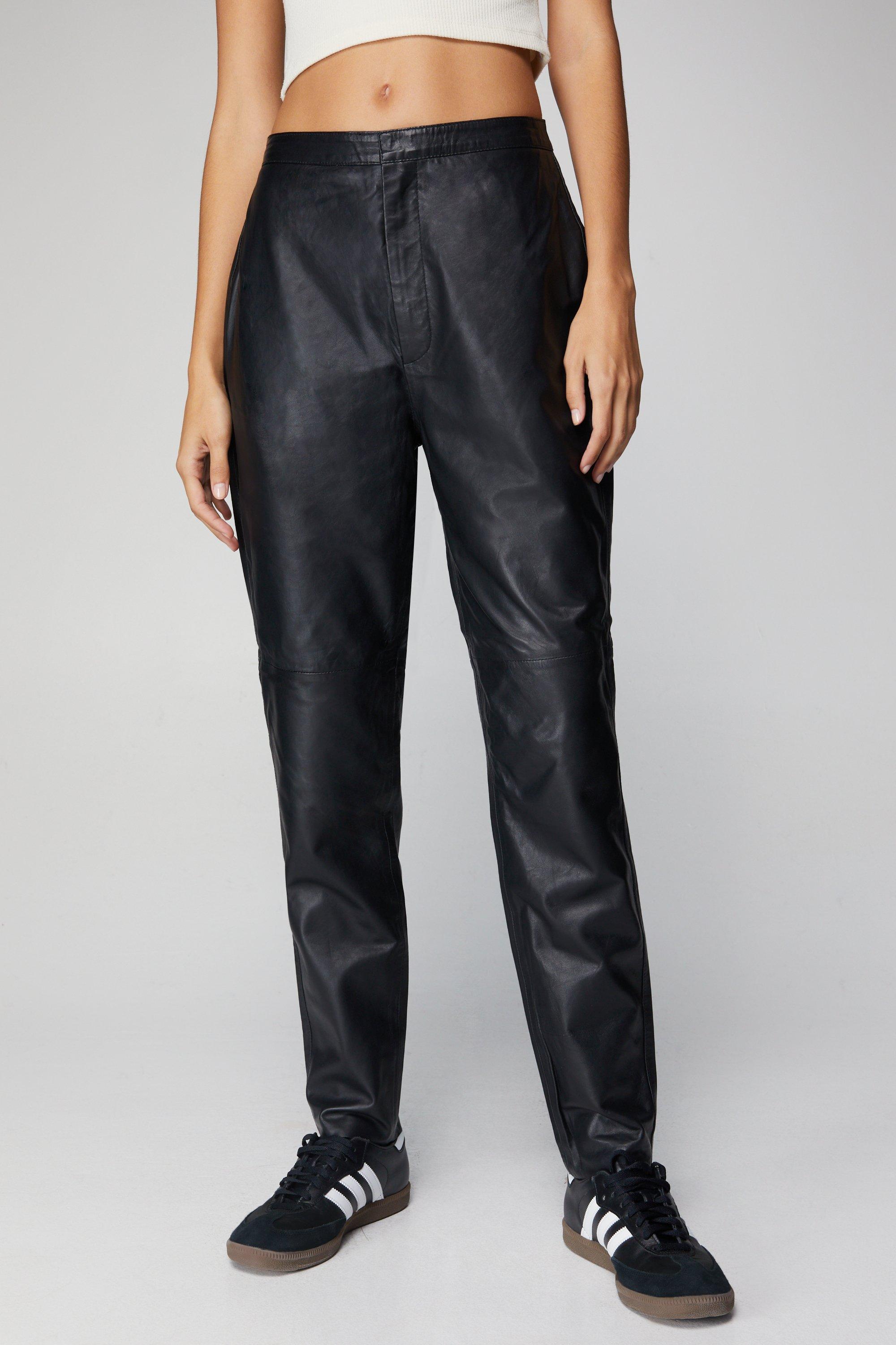 Real hot sale leather pants