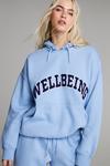 NastyGal Oversized Wellbeing Embroidered Hoodie thumbnail 3
