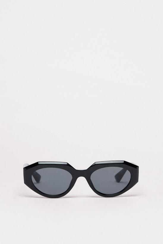 NastyGal Geometric Abstract Frame Sunglasses 3