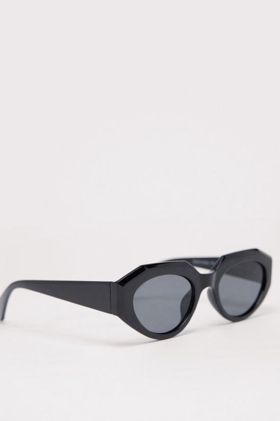NastyGal Geometric Abstract Frame Sunglasses 4