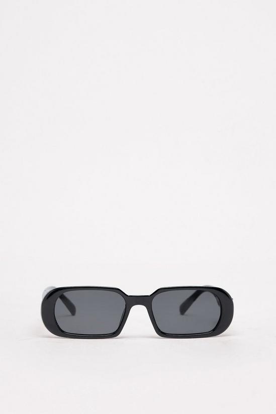 NastyGal Rectanglar Frame Sunglasses 3